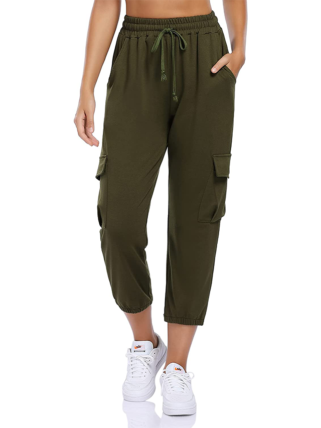 Women's Cargo Capris Pants